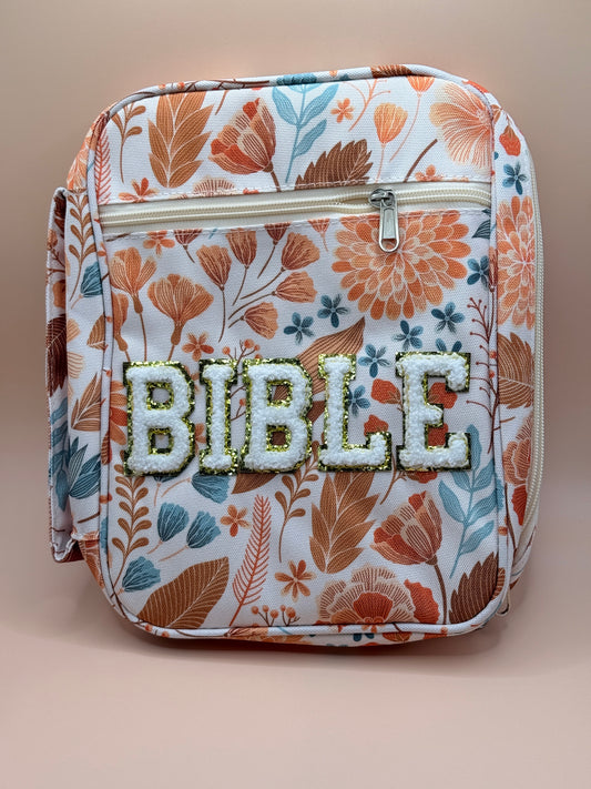Floral Bible Bag