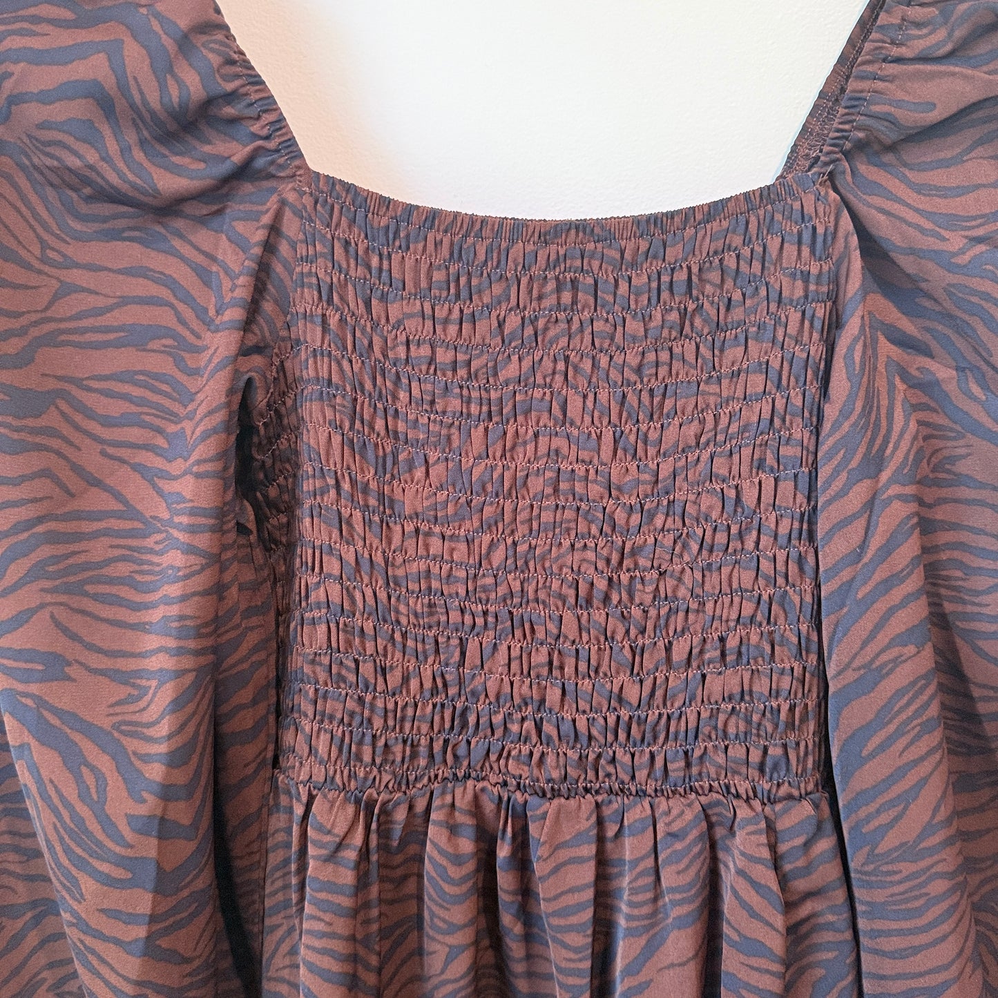 Little Mistress Size 10 Zebra Print Dress