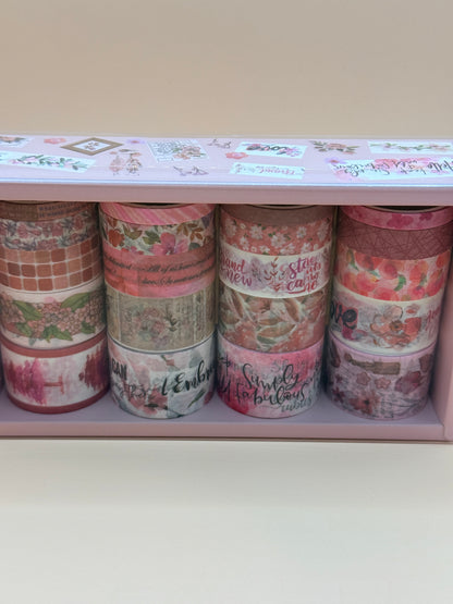 20pc Floral Washi Tape Set