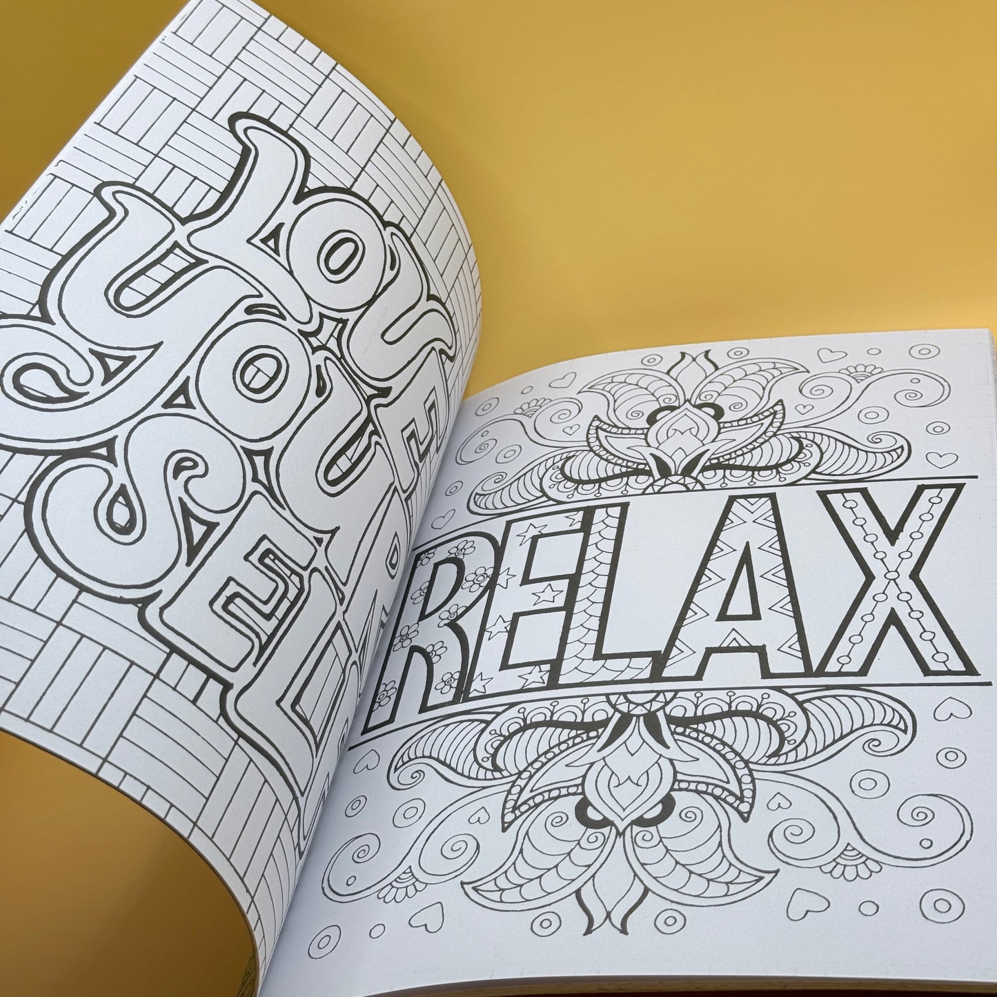 Enjoy Life Stress Relief Colouring Book