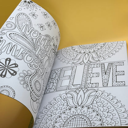 Enjoy Life Stress Relief Colouring Book