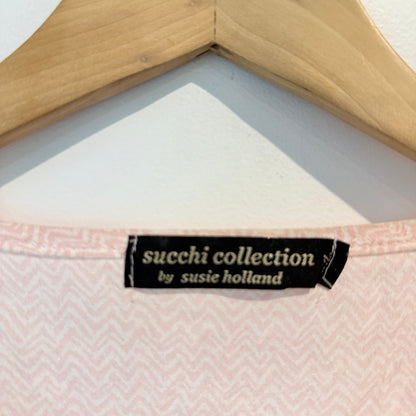 Succhi Collection by Susie Holland Viscose Light Patterned Top - 48cm U/Arm