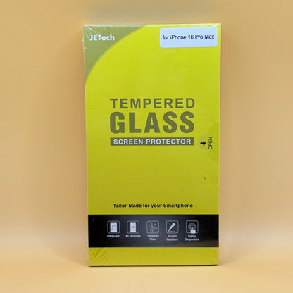 JETech Tempered Glass Screen Protector for iPhone 16 Pro Max (3 Pack)