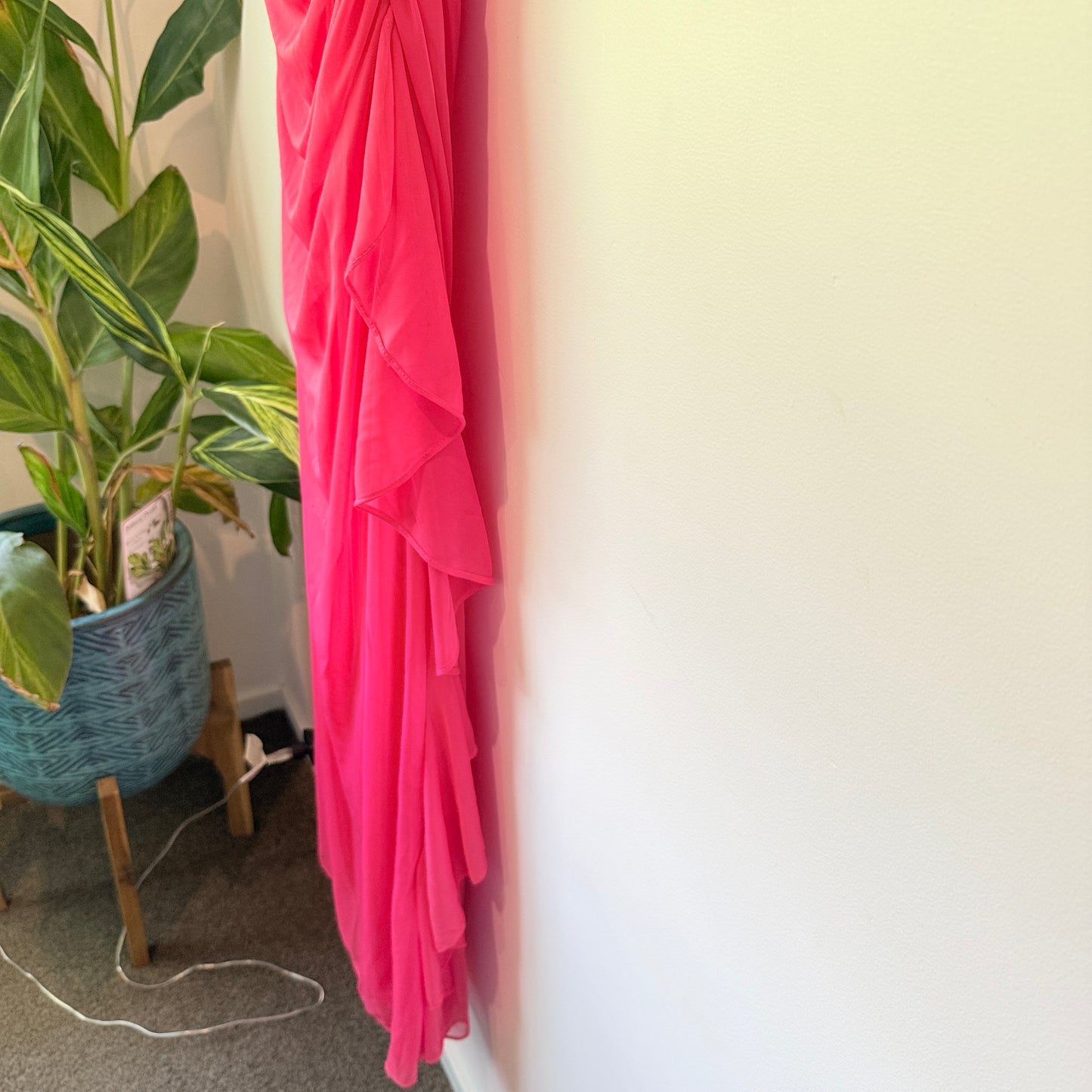 Betsy & Adam by Linda Bernell Halter Evening Gown – 39cm U/Arm