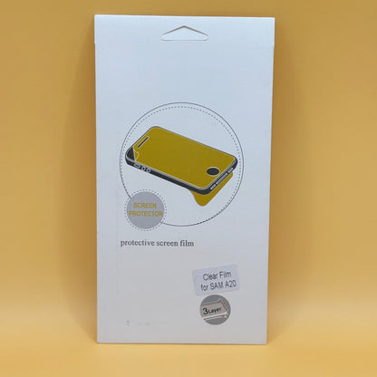 Samsung Galaxy A20 Clear Screen Protector Film (3 Layer)