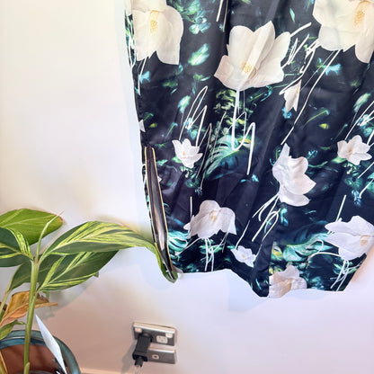 Unbranded Floral Cheongsam Style Dress - 50cm U/Arm