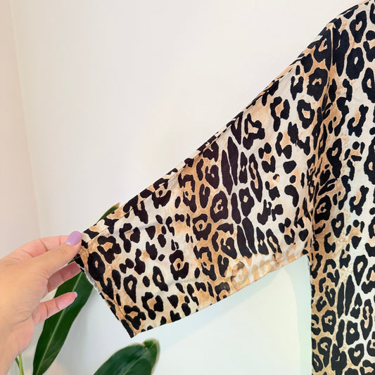 Woolworths Leopard Print Shift Dress – Size 12