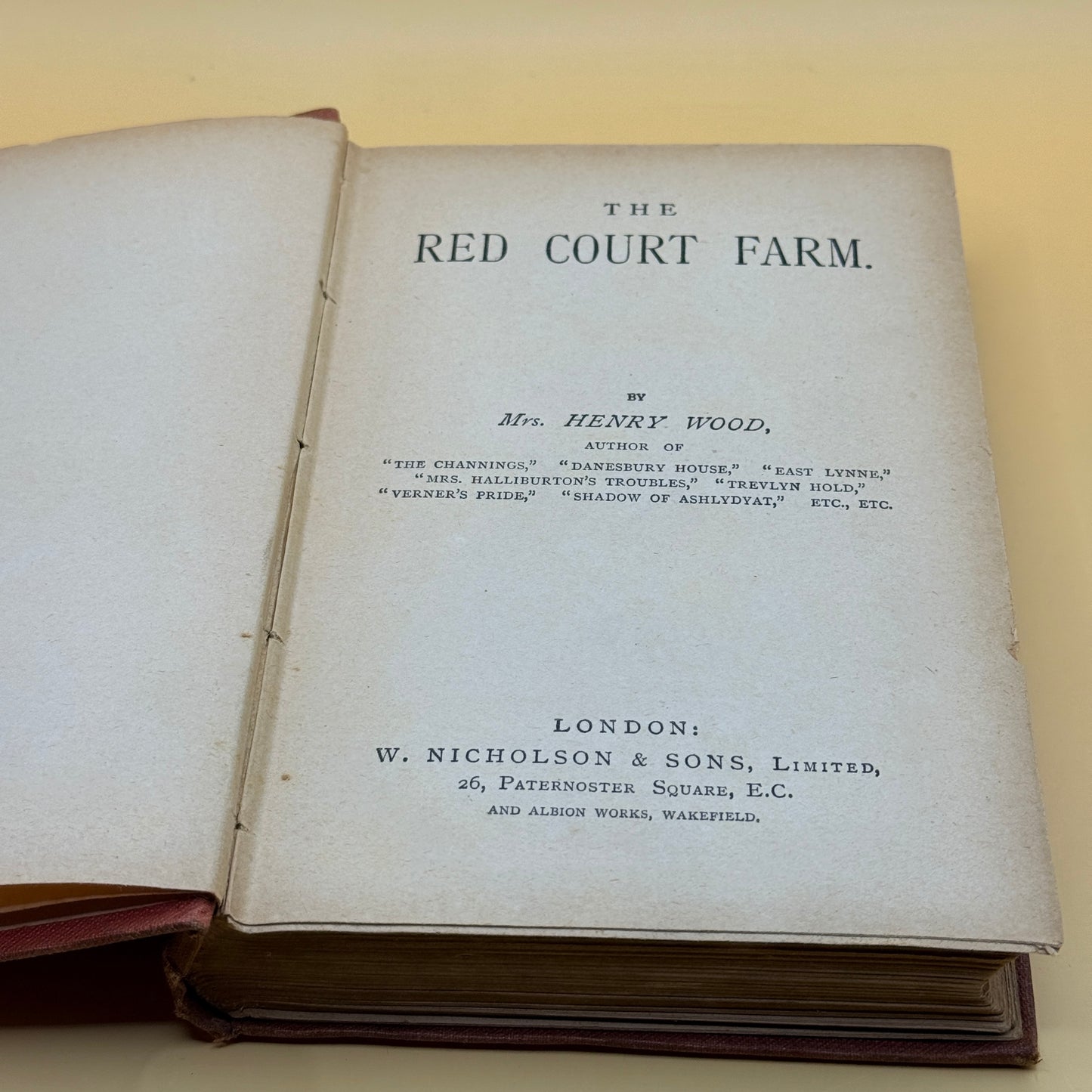 The Red Court Farm by Mrs. Henry Wood