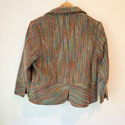 Mei Mei Textured Tweed Style Jacket – Size 12
