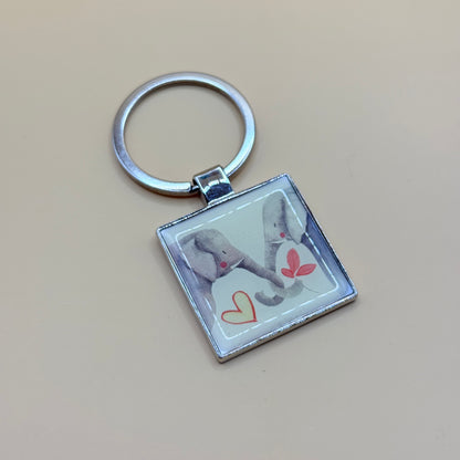 Alex Clark Anniversary Elephant Keyring