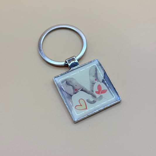 Alex Clark Anniversary Elephant Keyring