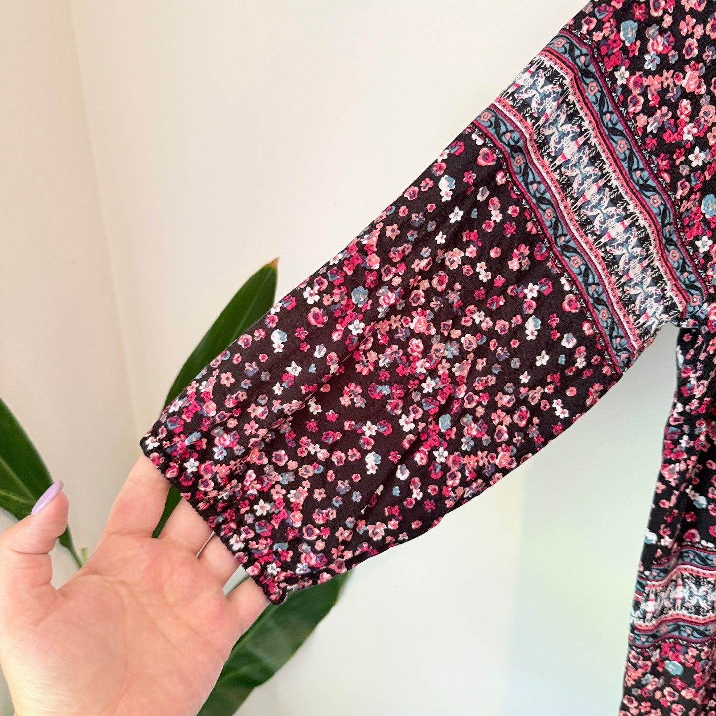 Rivers Floral Boho Tunic Dress – Size 12