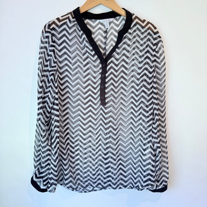 Annabel’s Closet Chevron Blouse – Size 12