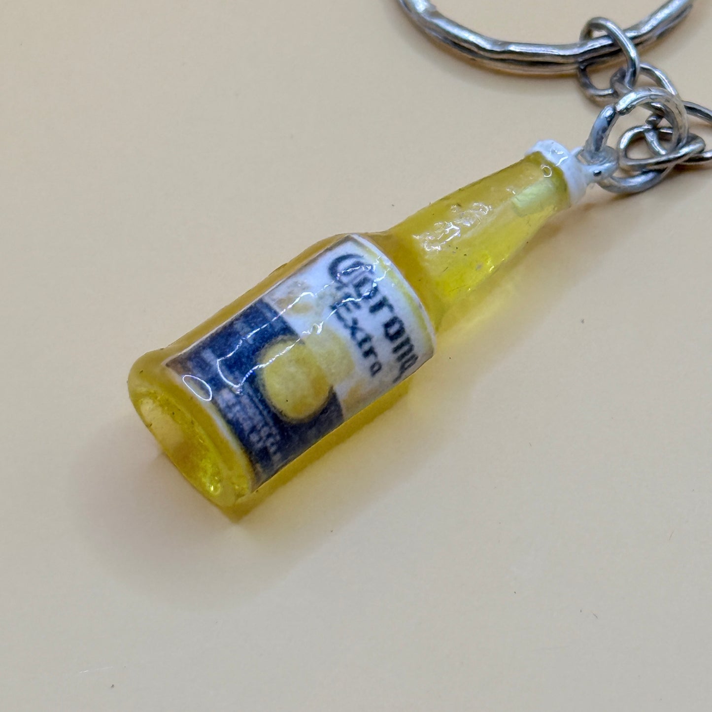 Corona Mini Bottle Keyring NZ