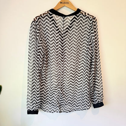 Annabel’s Closet Chevron Blouse – Size 12