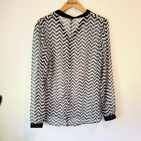 Annabel’s Closet Chevron Blouse – Size 12