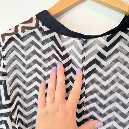 Annabel’s Closet Chevron Blouse – Size 12