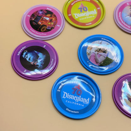 Disneyland 70th Anniversary Collectible Token Set