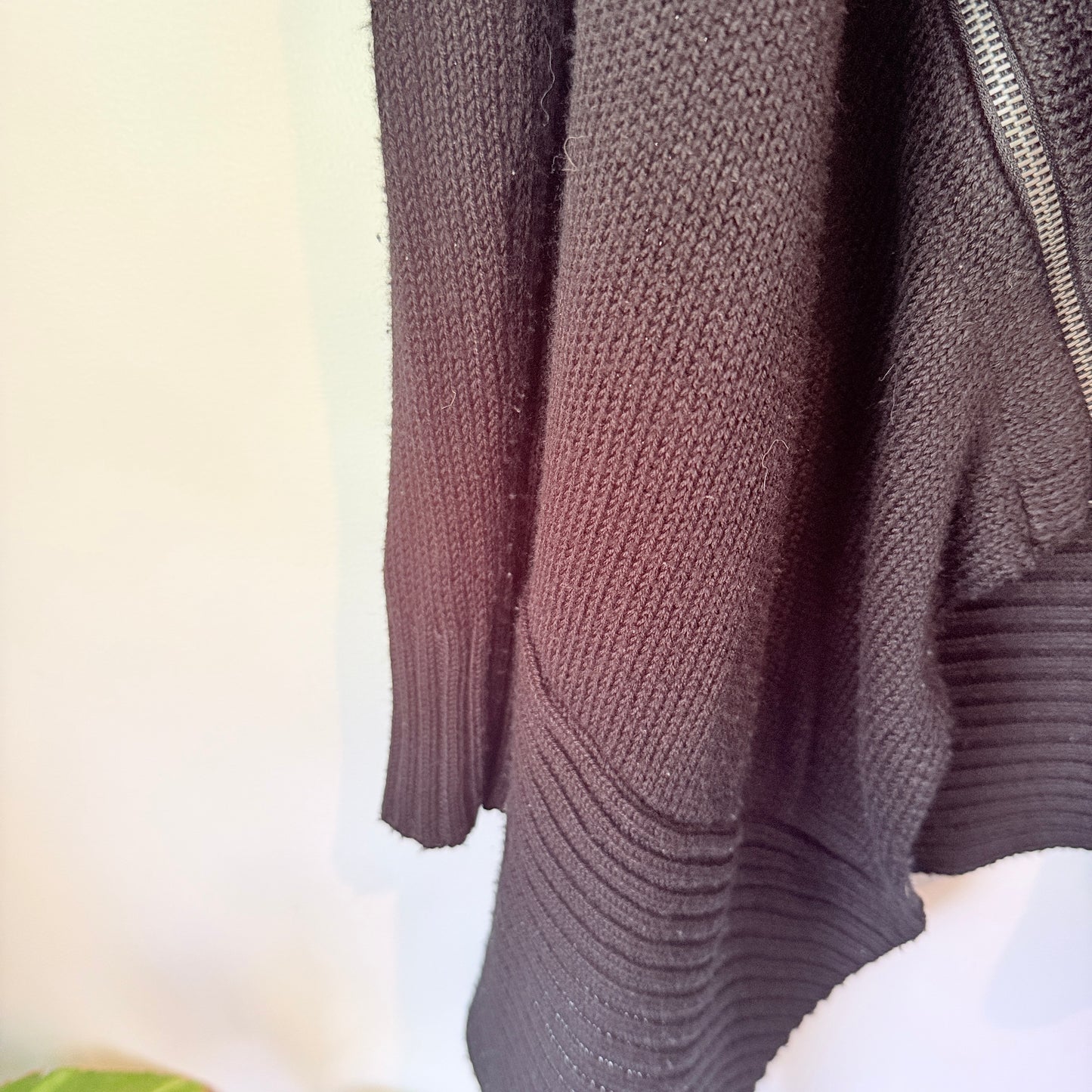 Crossroads Waterfall Cardigan – Black – Size 10