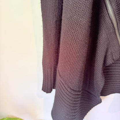 Crossroads Waterfall Cardigan – Black – Size 10