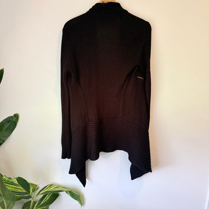 Crossroads Waterfall Cardigan – Black – Size 10