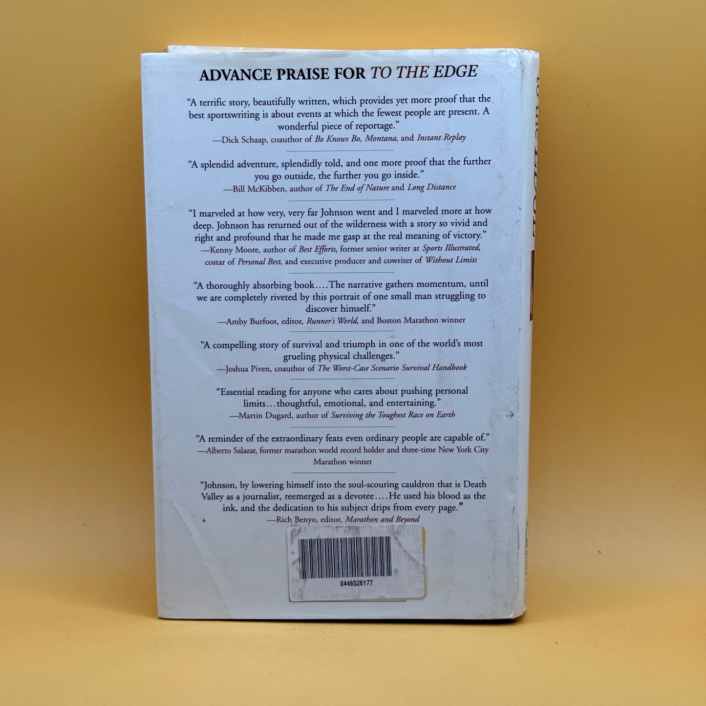 To the Edge: A Man, Death Valley, and the Mystery of Endurance by Kirk Johnson