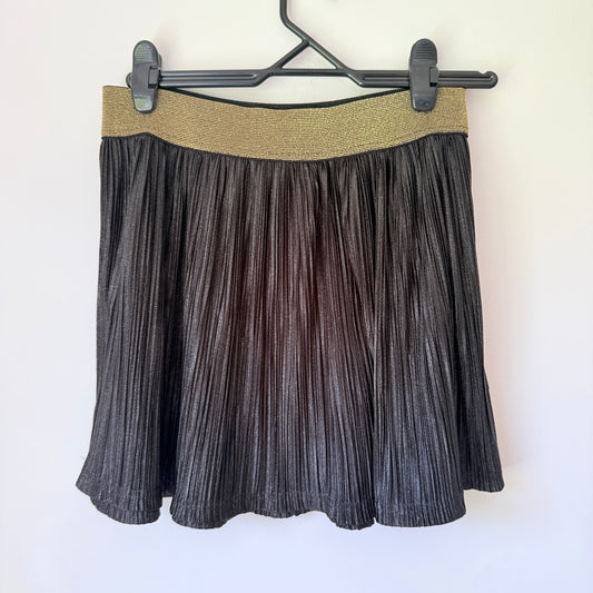 Chicabooti Black Pleated Mini Skirt - Size 10