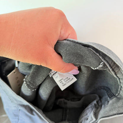 Mirrou Grey Denim Midi Skirt – Grey – Size M