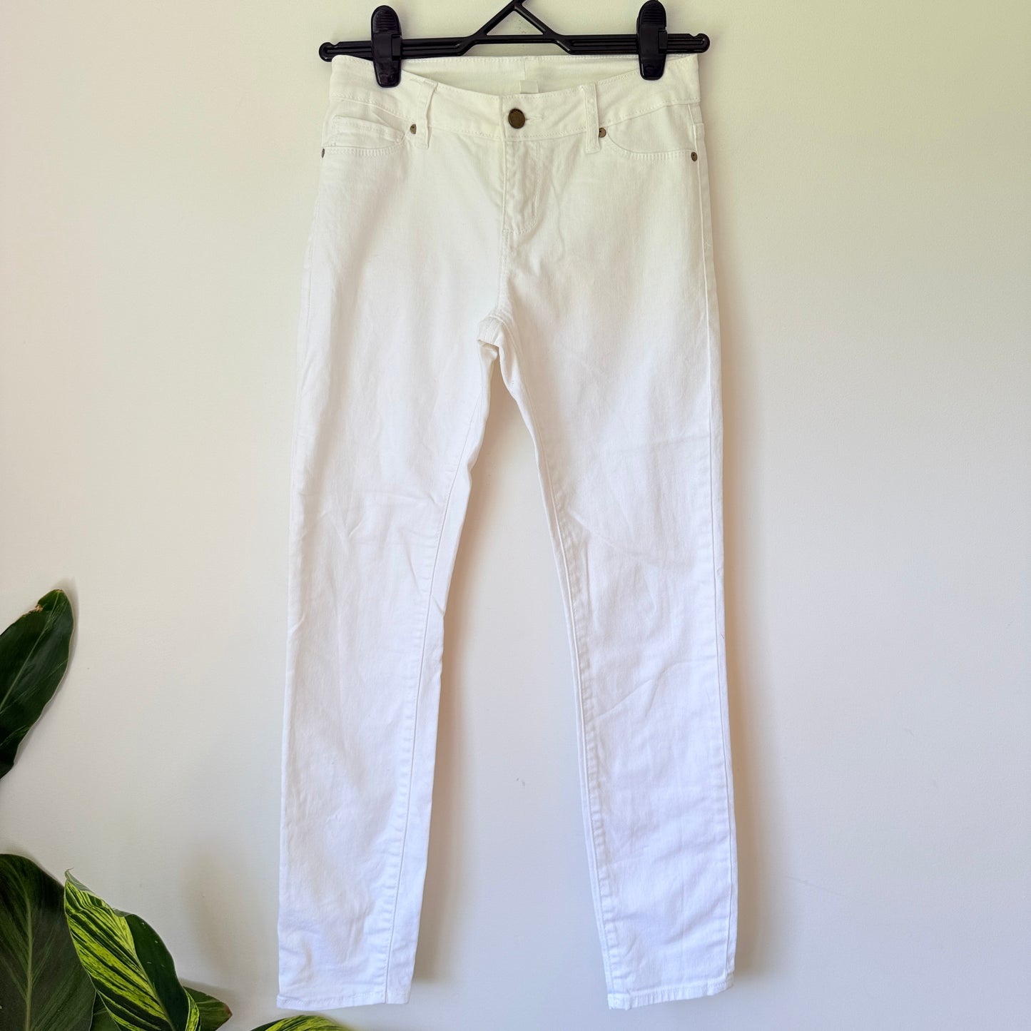 WITCHERY DENIM White Skinny Jeans - Size 6