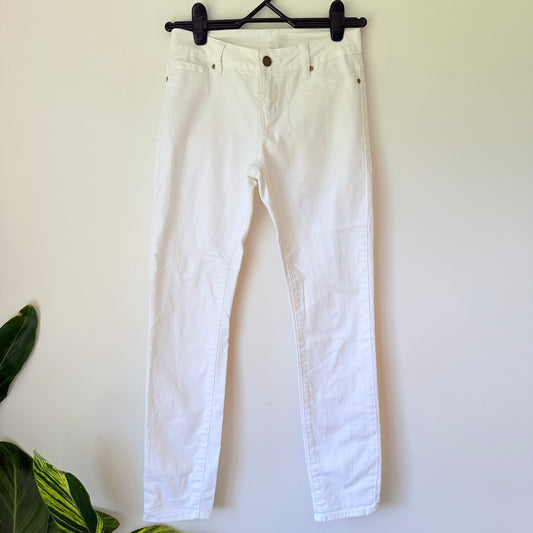 WITCHERY DENIM White Skinny Jeans - Size 6