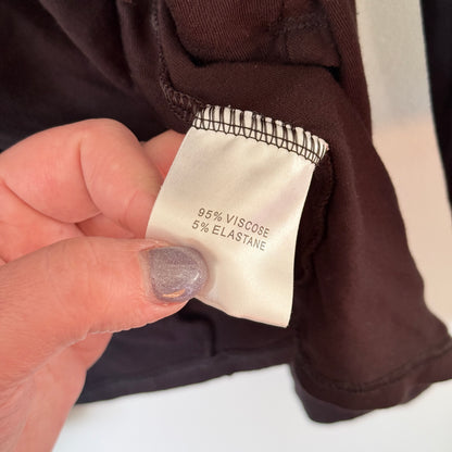 Body Code L Black Draped Cardigan