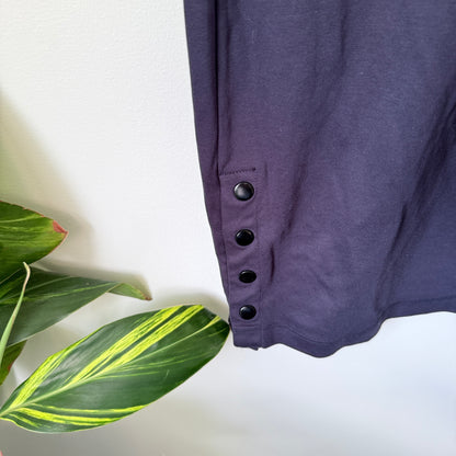 Esplande S Long T-Shirt Dress Side Button Hems