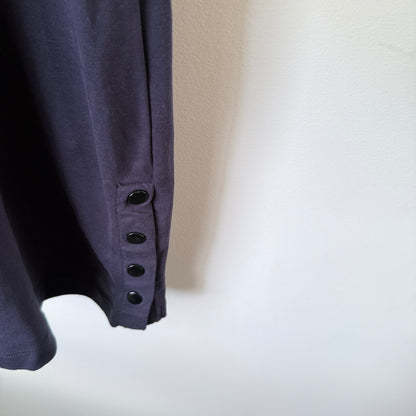 Esplande S Long T-Shirt Dress Side Button Hems