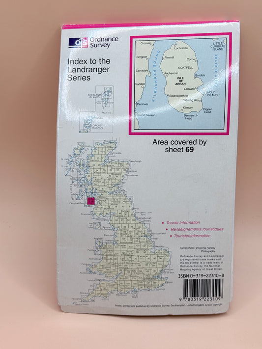 Ordnance Survey Landranger 69 – Isle of Arran
