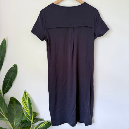 Esplande S Long T-Shirt Dress Side Button Hems