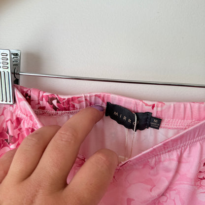 Mirrou Pink Floral Maxi Skirt – Size M