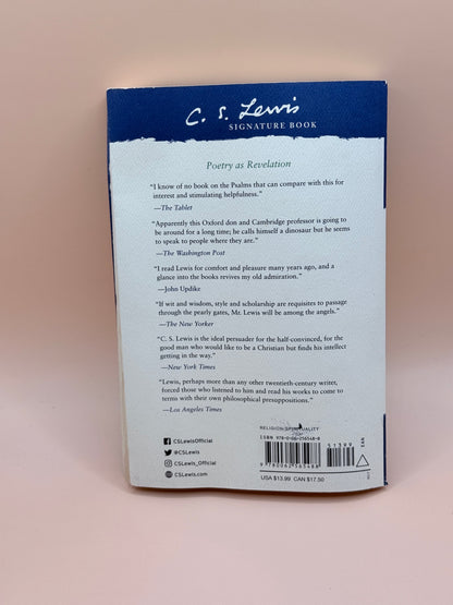 Reflections on the Psalms by C. S. Lewis