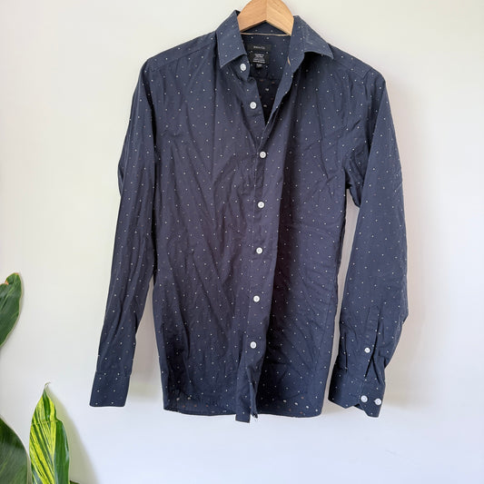 RW & Co XS Dark Navy Blue Long-Sleeved Shirt
