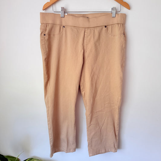 Urban Jeans Co. Camel Crop Jeans – Size 14