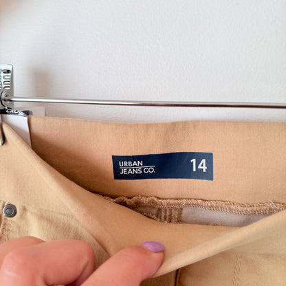 Urban Jeans Co. Camel Crop Jeans – Size 14