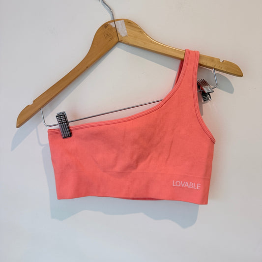 Lovable Size S One-Shoulder Textured Top