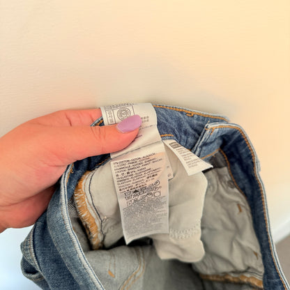 Levi’s Premium Size 25 High-Rise Skinny Blue Denim Jeans