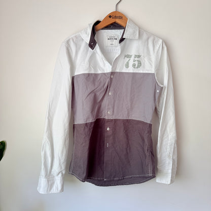 Auzealand Size Small Multicolour Long-Sleeve Button-Up Shirt