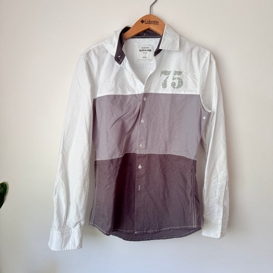 Auzealand Size Small Multicolour Long-Sleeve Button-Up Shirt