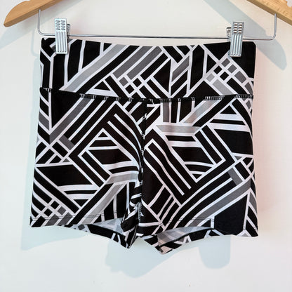 Supre Sporte Size XS Geometric High-Waisted Shorts