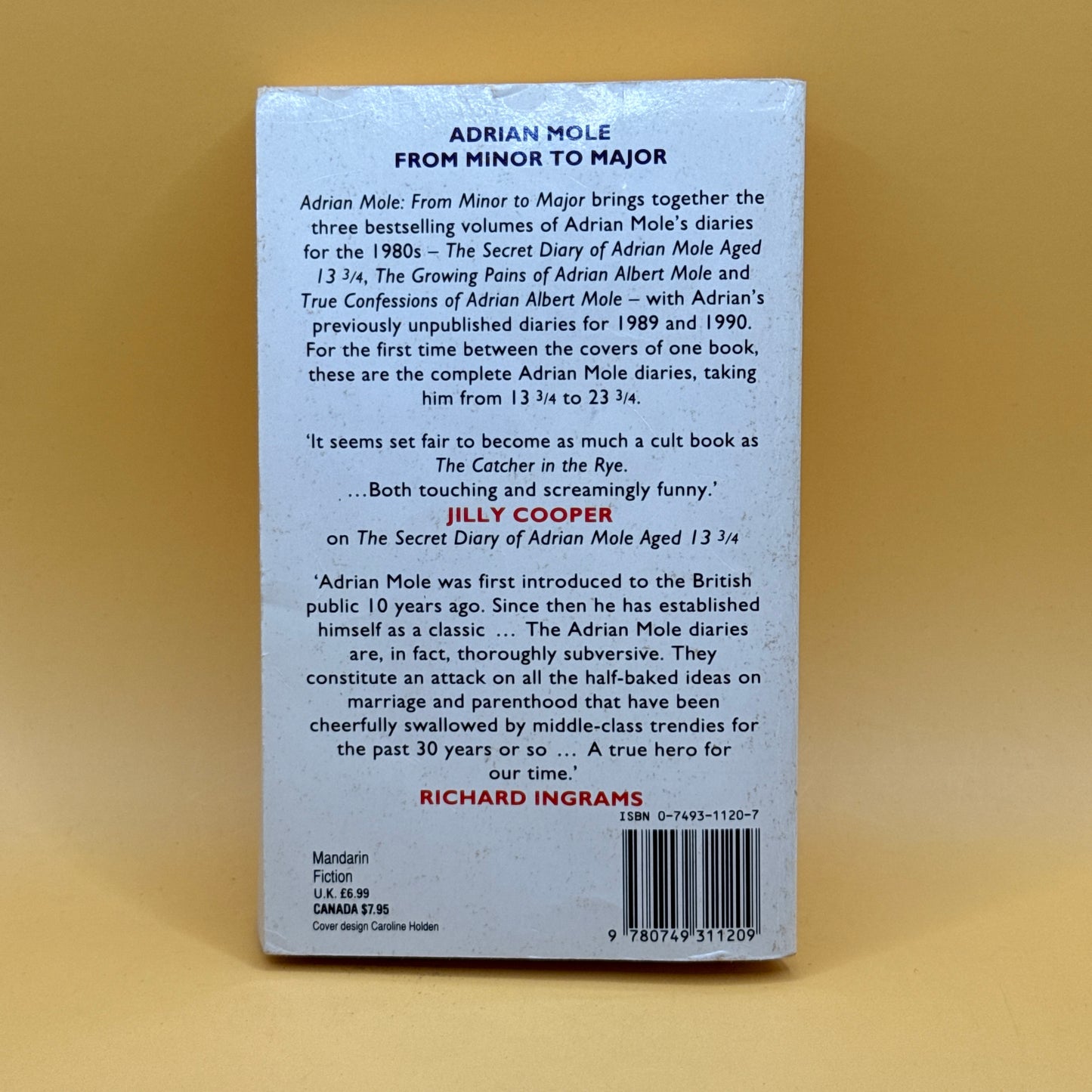 Adrian Mole From Minor to Major by Sue Townsend