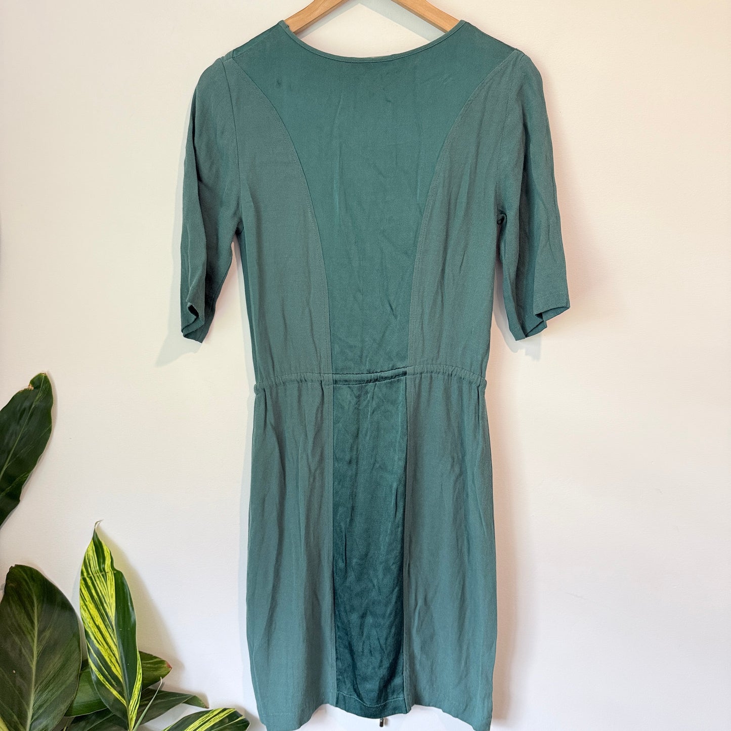 Ingrid Starnes Size S Midi Dress with Self-Tie Waist