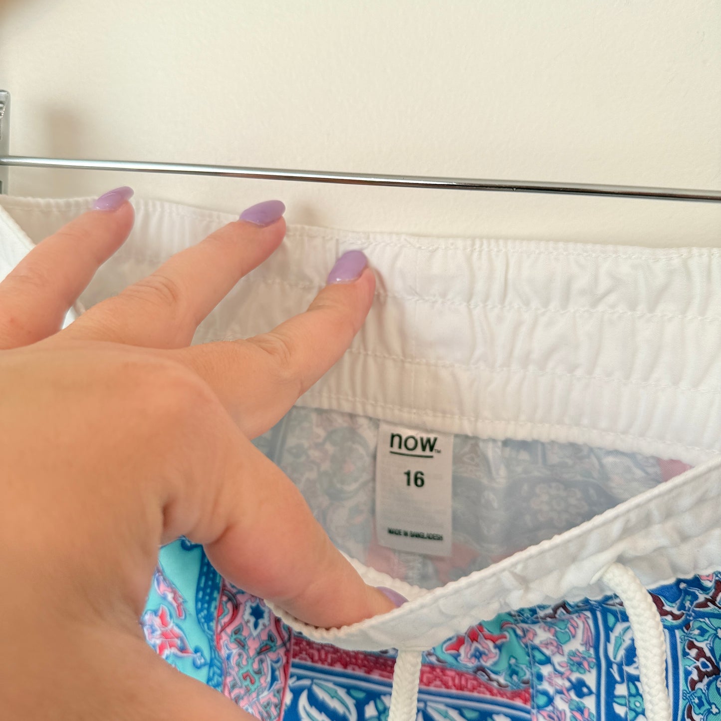 Now Size 16 Patterned Active Shorts