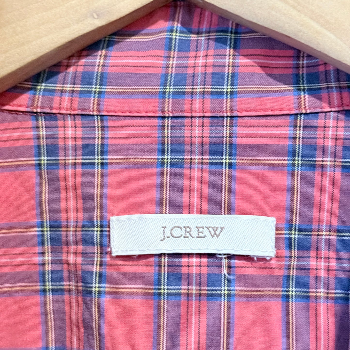 J. Crew U/Arm 44 Women's Plaid Button-Down Shirt