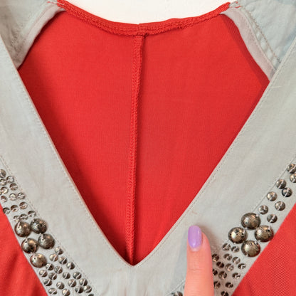 Brand Unknown Cold-Shoulder Mini Dress - 41cm U/arm